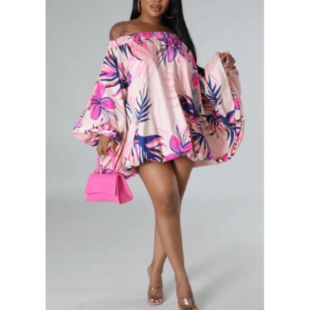 Oversized Boutique Dress Summer Party, cruise wear.